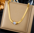 Statement Stainless Steel Chain Necklace – Bold Fashion Jewelry for Men & Women