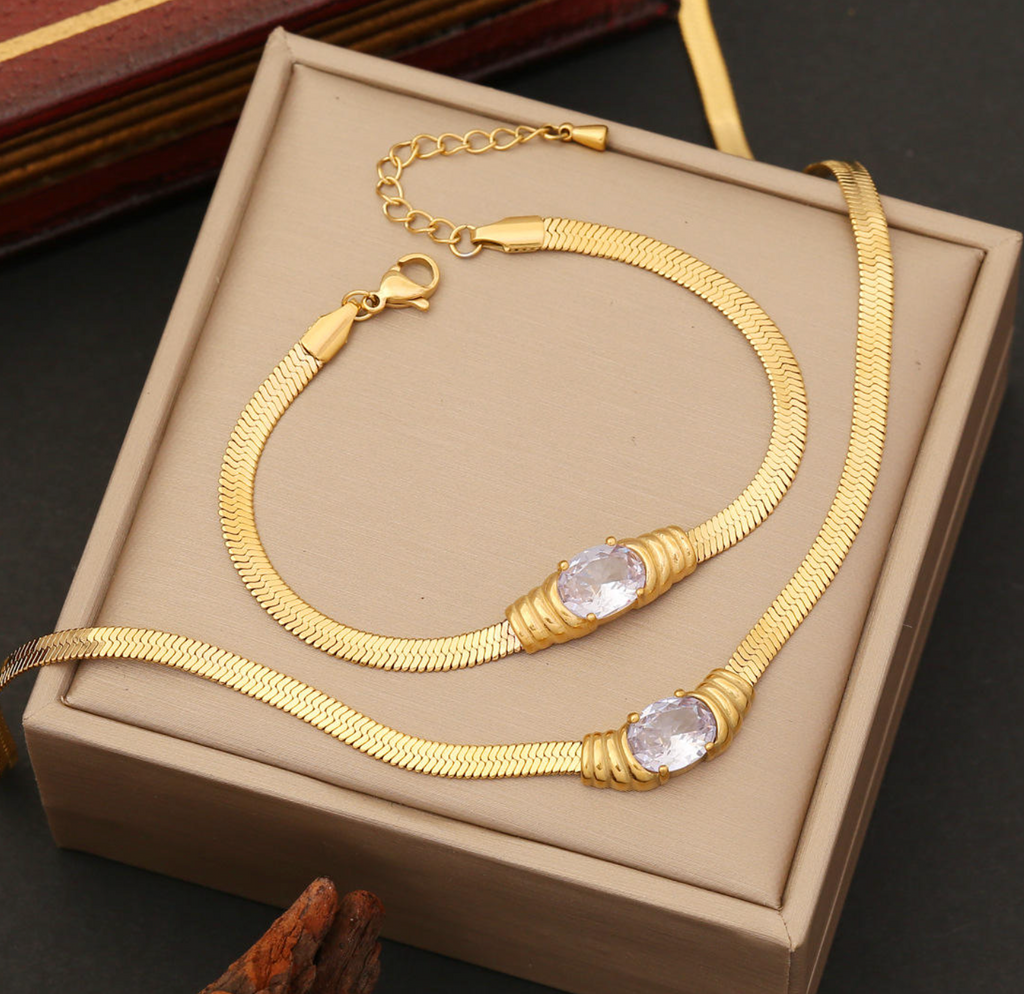 Statement Stainless Steel Chain Necklace – Bold Fashion Jewelry for Men & Women